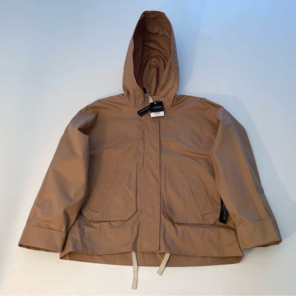 Topshop Cropped Trench Coat